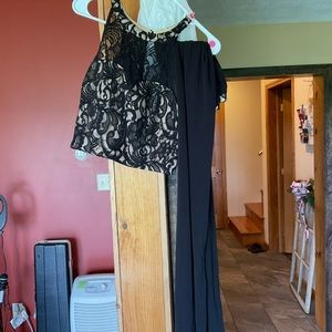 Two piece prom dress